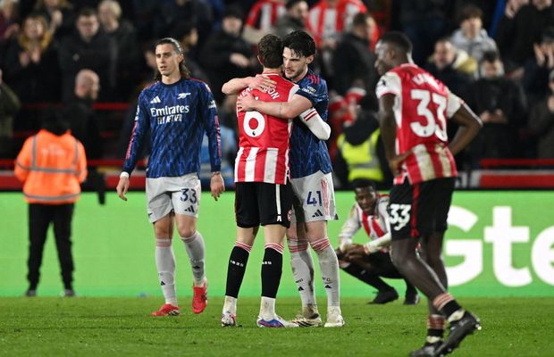 Arsenal se încurcă, City se apropie! Avantaj tot mai fragil pentru „tunari” în fruntea Premier League