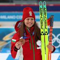 Biatlonista bulgară Lora Hristova, medaliată cu bronz în proba de 15 km individual la JO de la Milano-Cortina 2026 / Foto: Guliver / Getty Images