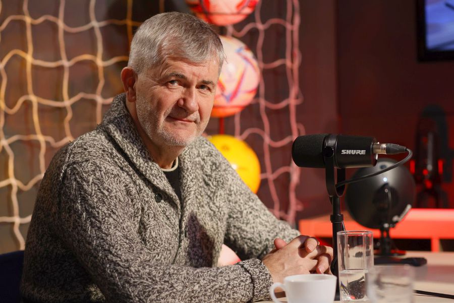 Valeriu Iftime, la podcastul GSP „2 la 1”, foto: Cristi Preda (GSP.ro) Abia așteaptă să joace cu FCSB: „Nicio echipă din România nu poate să facă asta”