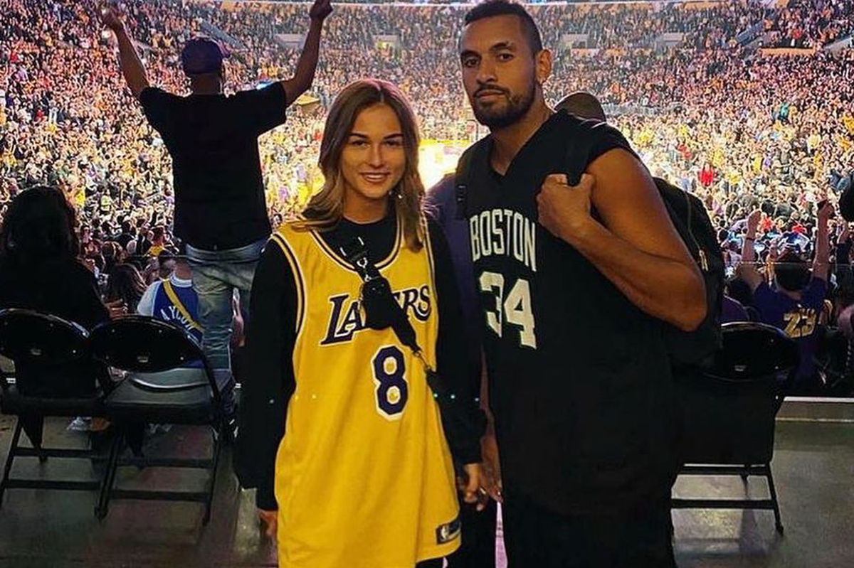 FOTO Rebelul Nick Kyrgios, surprins din nou cu frumoasa Anna Kalinskaya: ce au făcut cei doi la un meci de baschet