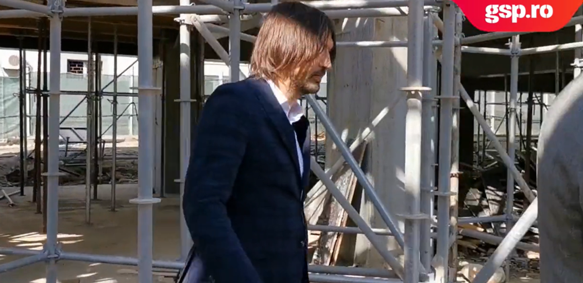 RAPID // VIDEO Dan Alexa, în vizită la stadionul Giulești, alături de Ovidiu Burcă