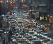 Imagini surprinse în traficul din București / Sursă foto: Guliver/Getty Images