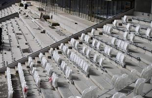 FOTO Noul stadion al lui Sepsi prinde contur » A început montarea scaunelor