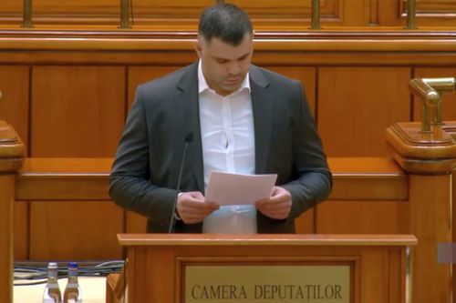 Daniel Ghiță, în plenul Camerei Deputaților // foto: captură @ Facebook