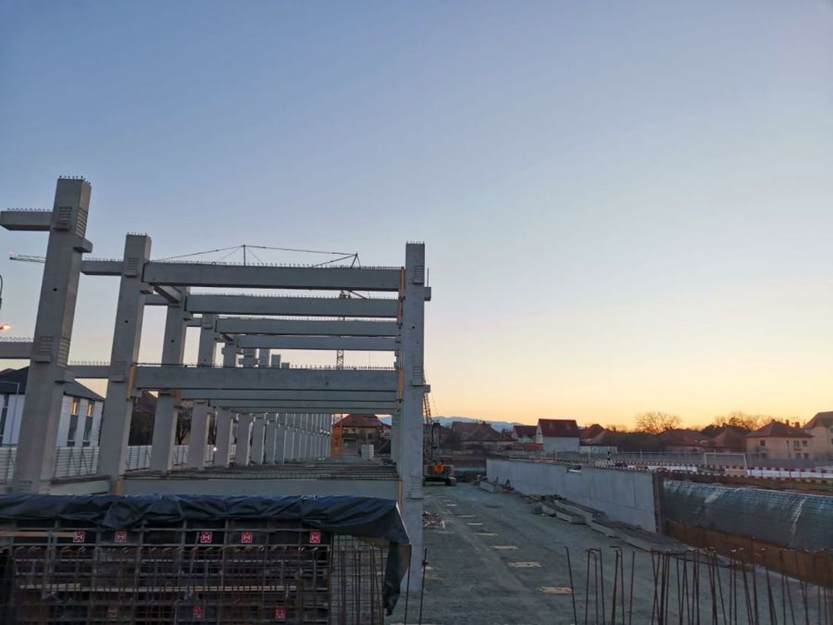 FOTO+VIDEO EXCLUSIV Gazeta a vizitat șantierul noului stadion din Sibiu » Suma fără precedent cheltuită de Primărie + când va fi gata
