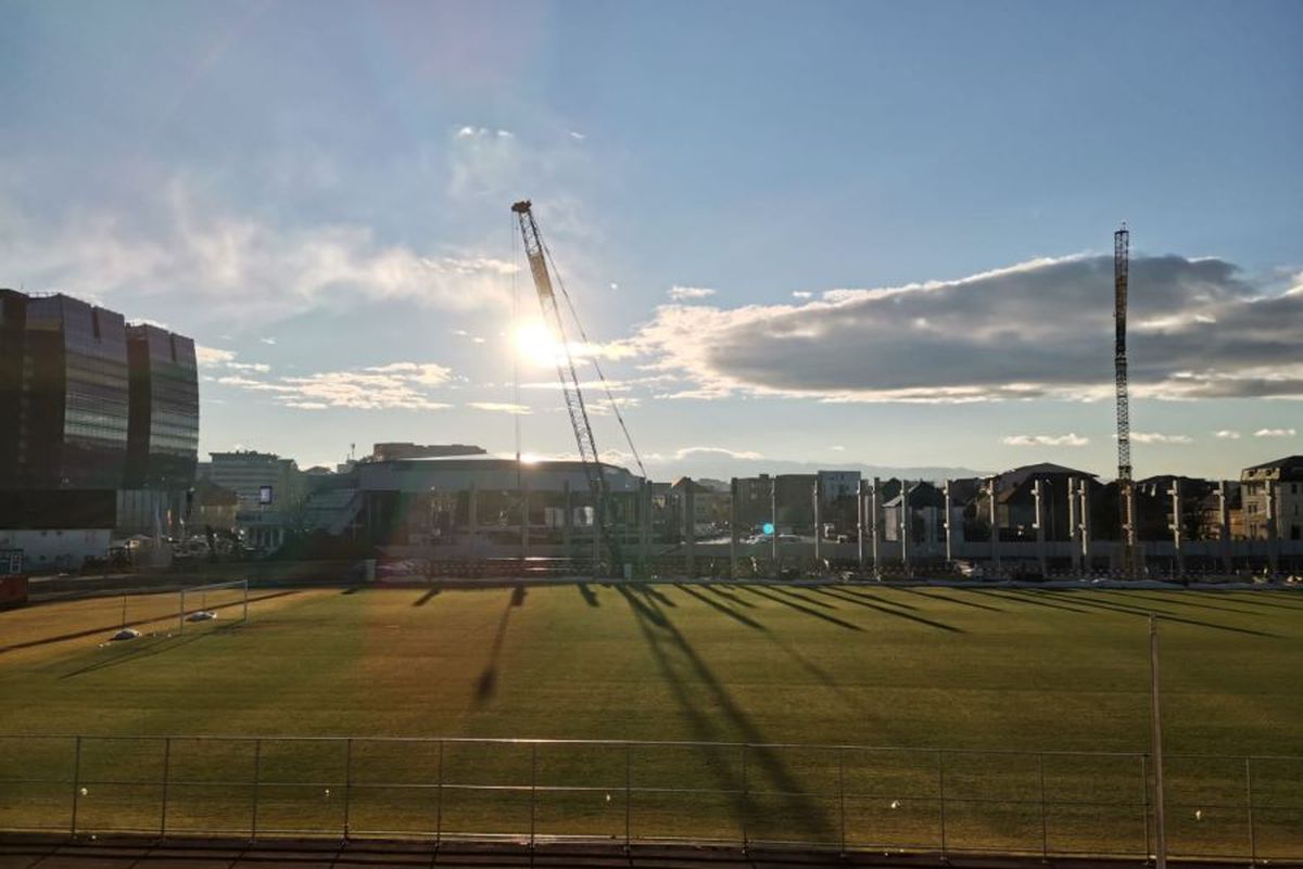 FOTO+VIDEO EXCLUSIV Gazeta a vizitat șantierul noului stadion din Sibiu » Suma fără precedent cheltuită de Primărie + când va fi gata