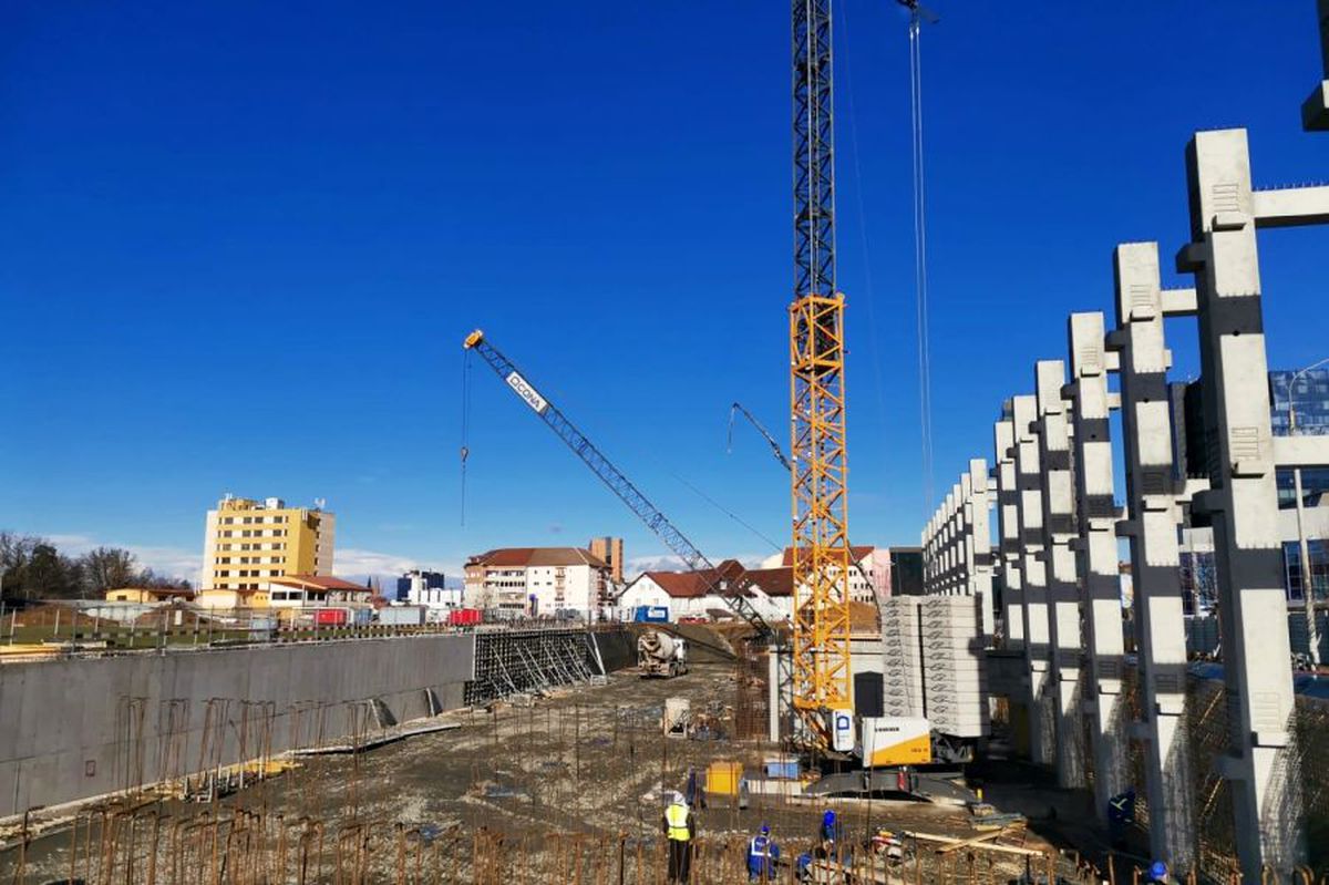 FOTO+VIDEO EXCLUSIV Gazeta a vizitat șantierul noului stadion din Sibiu » Suma fără precedent cheltuită de Primărie + când va fi gata
