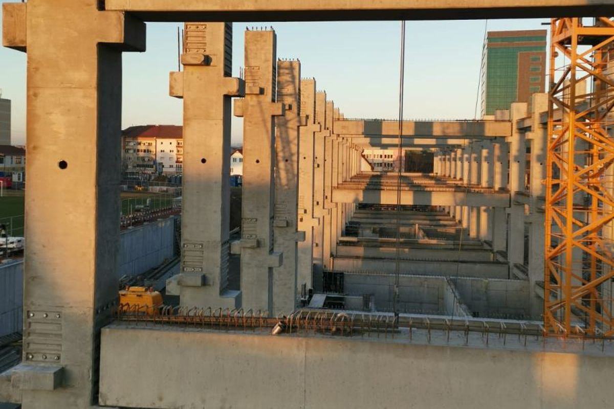 FOTO+VIDEO EXCLUSIV Gazeta a vizitat șantierul noului stadion din Sibiu » Suma fără precedent cheltuită de Primărie + când va fi gata