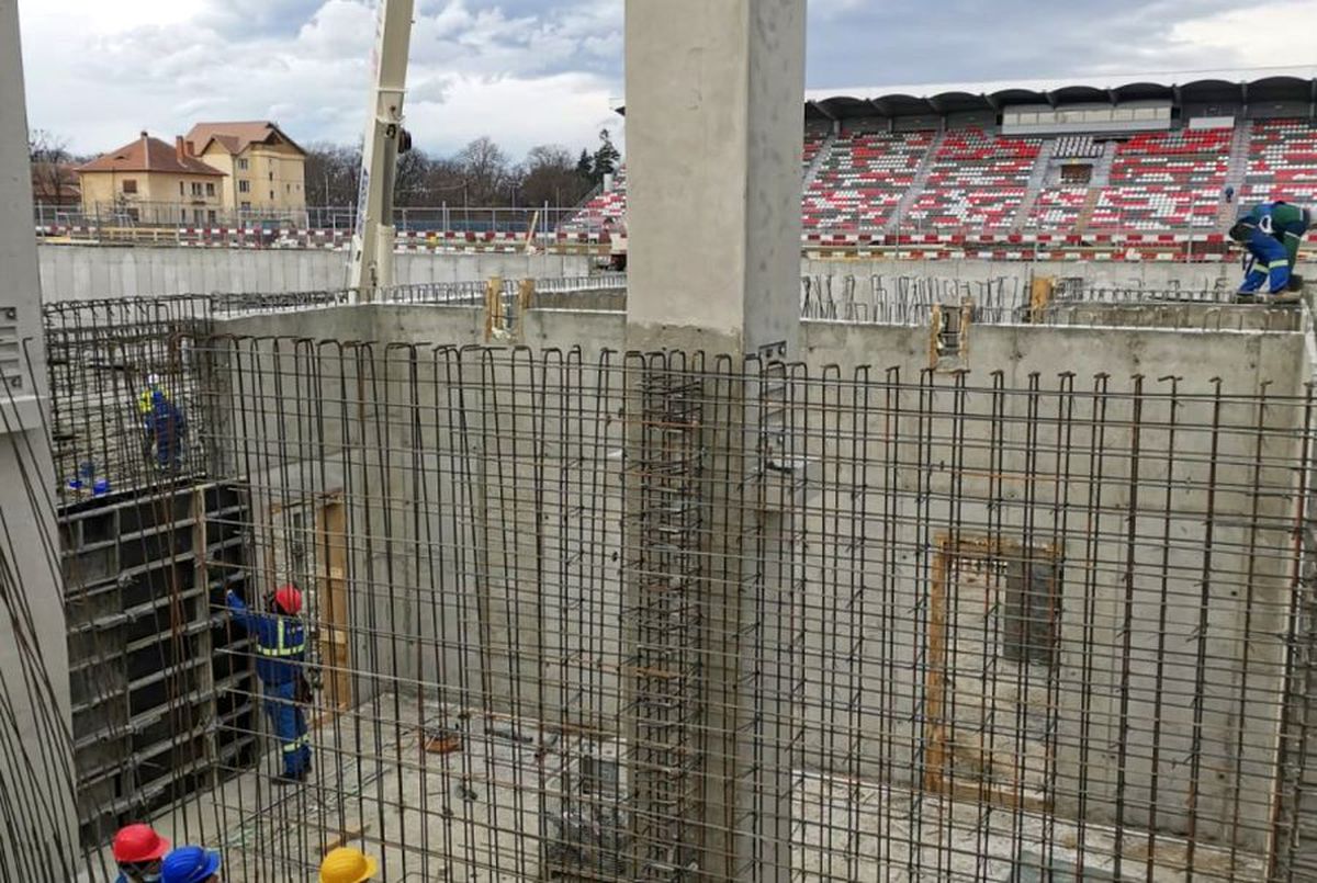 FOTO+VIDEO EXCLUSIV Gazeta a vizitat șantierul noului stadion din Sibiu » Suma fără precedent cheltuită de Primărie + când va fi gata