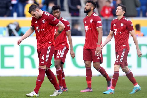 Bayern a remizat pe terenul lui Hoffenheim, scor 1-1 / Sursă foto: Guliver/Getty Images