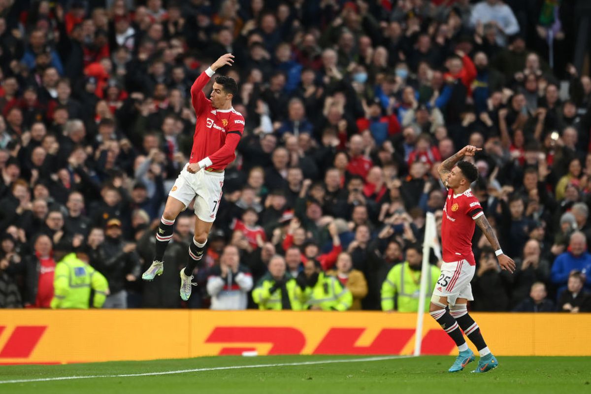 Manchester United - Tottenham 3-2. Cristiano Ronaldo a devenit cel mai bun marcator din istoria fotbalului! Hattrick pentru portughez