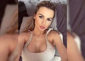Imagini de senzație cu soția a unui fotbalist din Liga 1. Cum arată fosta Miss, la o lună după ce a născut