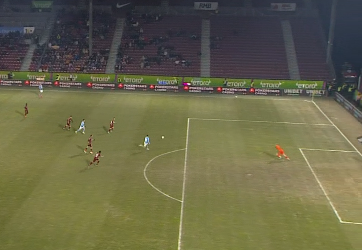 Eroare monumentală în apărarea lui CFR Cluj » Rar vezi așa ceva!