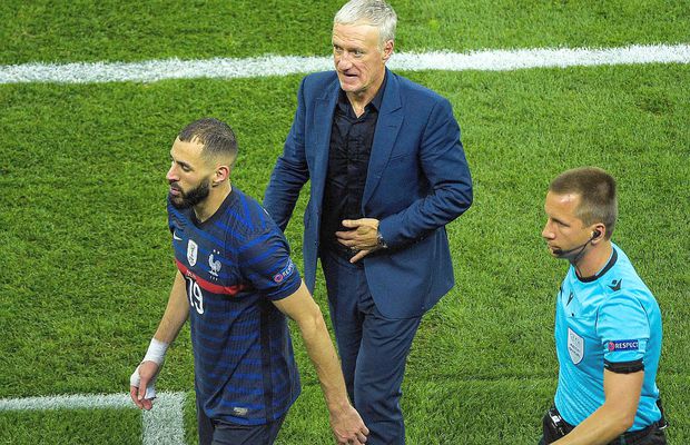 Scandal imens în Franța! Deschamps: „Benzema mi-a zis că e mort” » Atacantul lui Real a contrat: „Mincinosule, clovnule!”