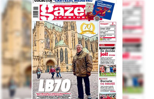 Gazeta Sporturilor publică AZI o ediție specială: Ladislau Bölöni la 70 de ani! 7 pagini de colecție