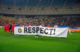 Jucătorii de la FCSB au intrat pe teren cu un banner » Ce reprezintă mesajul arătat înainte de meciul cu Sepsi