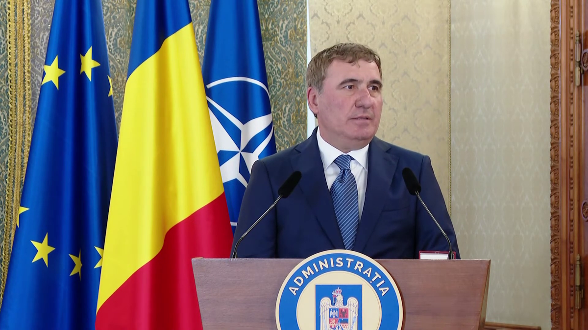 Elena Hagi la ceremonia de la Palatul Cotroceni