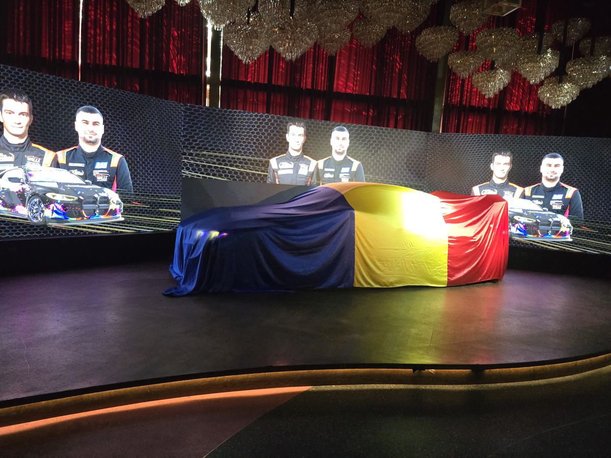 Prima echipă complet românească din GT4 și-a prezentat mașina pentru 2025 într-un club din București » Cum arată modelul BMW M4 GT4 EVO