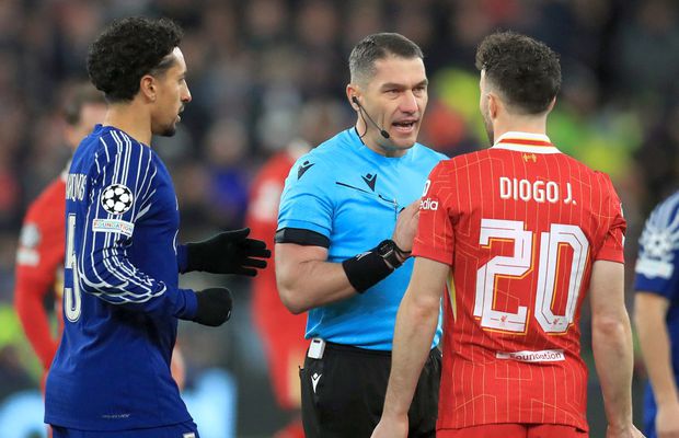 Ce scriu francezii și englezii despre Istvan Kovacs, după cea mai controversată fază din Liverpool - PSG