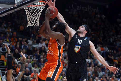 Valencia Basket vs. U-BT Cluj-Napoca, în sferturile de finală ale EuroCup/Foto: euroleaguebasketball.net