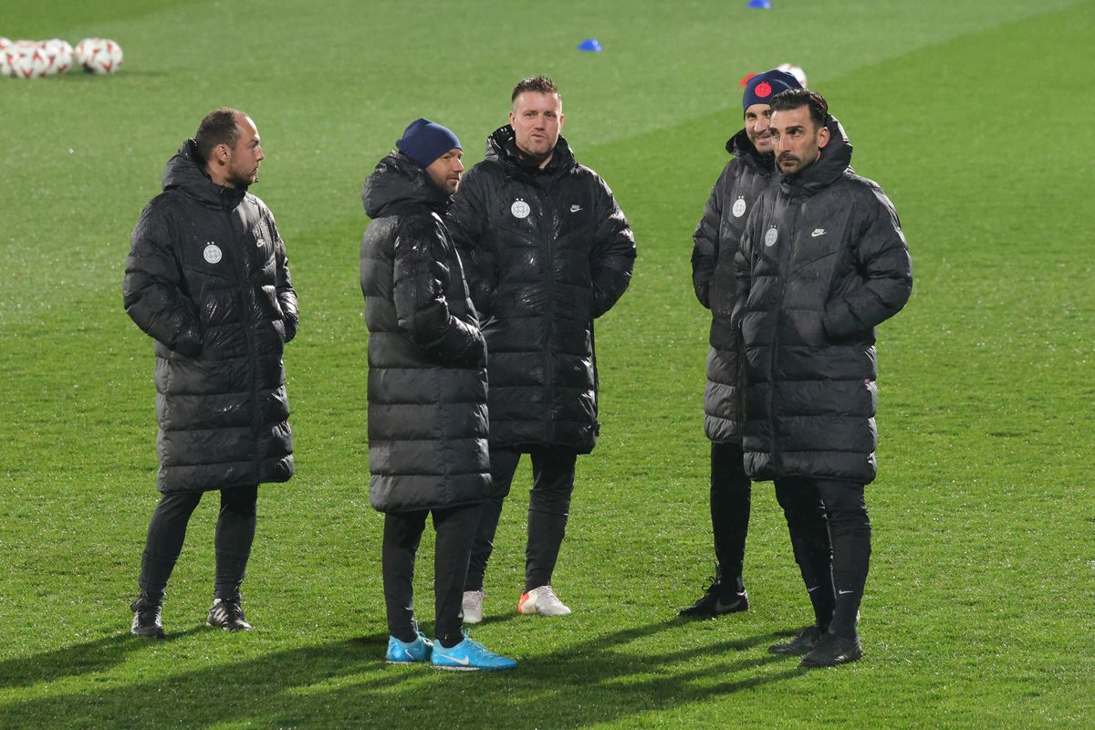 Antrenament oficial FCSB la Lyon