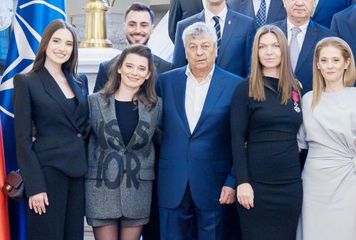 Elena Hagi, Kira Hagi, Mircea Lucescu și Simona Halep