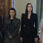Elena Hagi la ceremonia de la Palatul Cotroceni