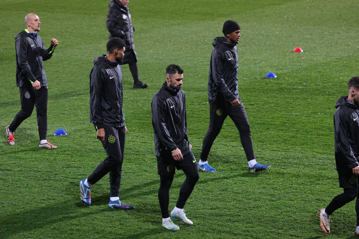 Antrenament oficial FCSB la Lyon