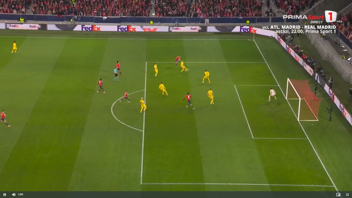 Golul primit de Kobel în Lille - Dortmund