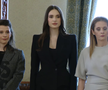 Elena Hagi la ceremonia de la Palatul Cotroceni