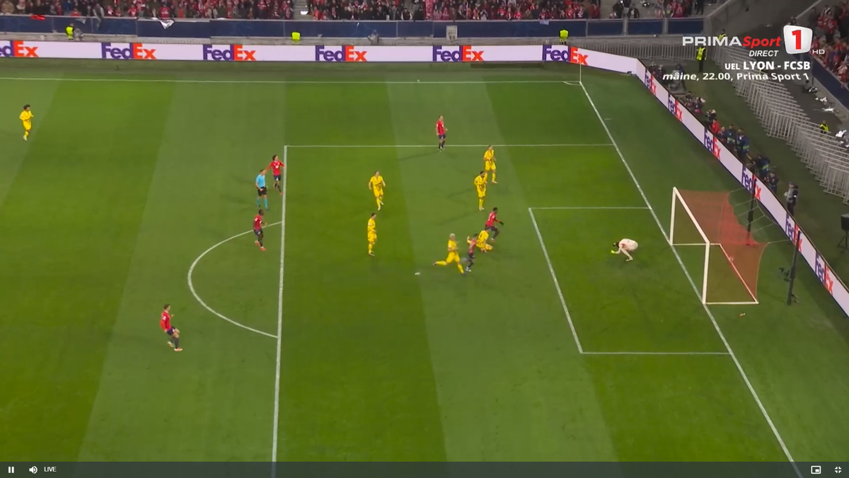 Golul primit de Kobel în Lille - Dortmund