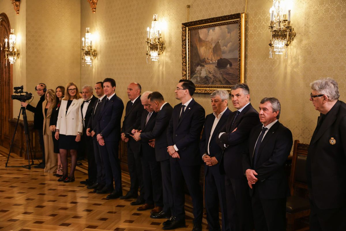 Gică Hagi, decorat la Cotroceni. FOTO: Vlad Chirea (Libertatea)