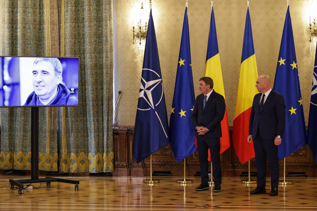 Gică Hagi, discurs printre lacrimi la Cotroceni: „Am muncit 50 de ani pentru acest moment”