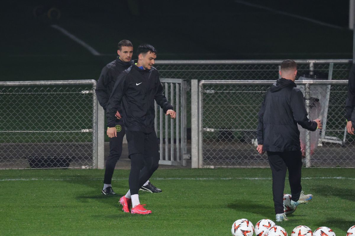 Antrenament oficial FCSB la Lyon