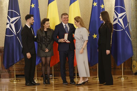 Gică Hagi, decorat cu Ordinul Național „Steaua României”. Foto: Cristi Preda (GSP)