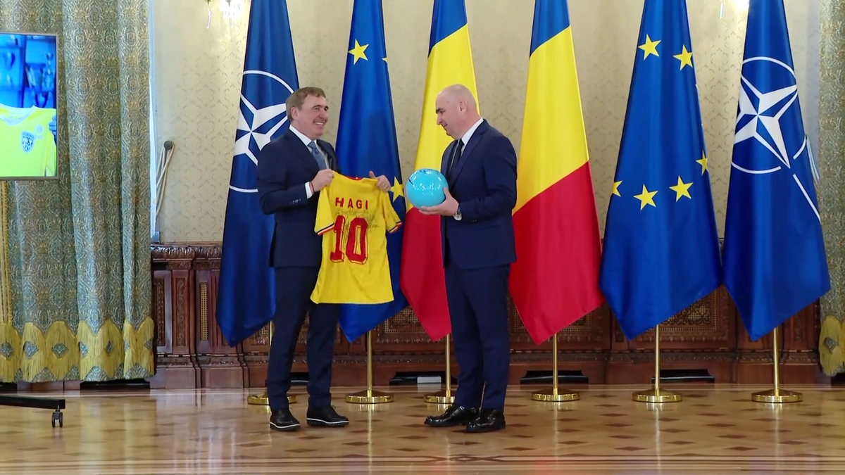 Elena Hagi la ceremonia de la Palatul Cotroceni