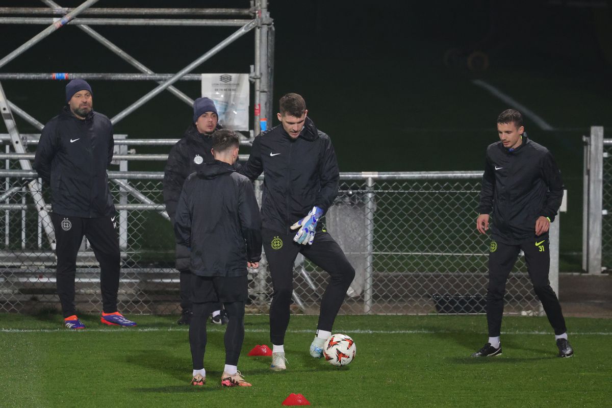 Antrenament oficial FCSB la Lyon