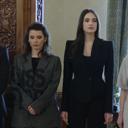 Elena Hagi la ceremonia de la Palatul Cotroceni