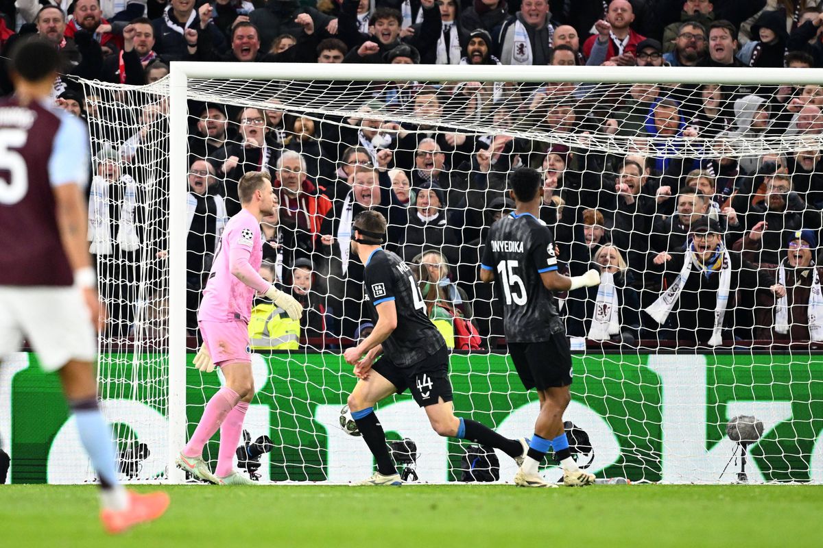 Aston Villa - Club Brugge, în optimile Ligii Campionilor