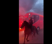 Imagini de la sosirea celor de la Atletico pentru meciul cu Real