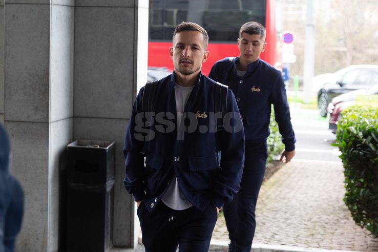 Sosire FCSB la hotelul din Lyon FOTO: Ionuţ Iordache (GSP)