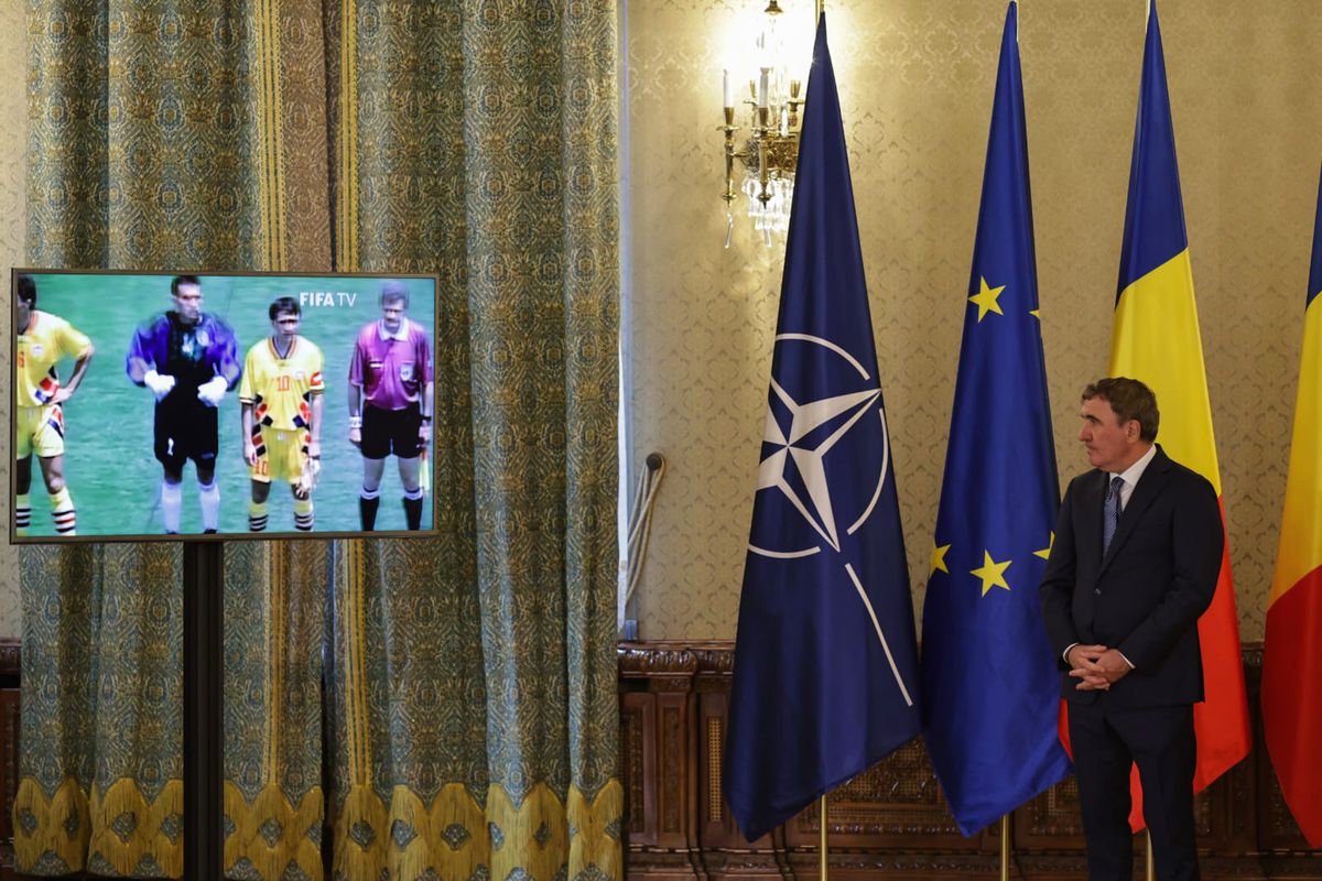 Gică Hagi, discurs printre lacrimi la Cotroceni: „Am muncit 50 de ani pentru acest moment”