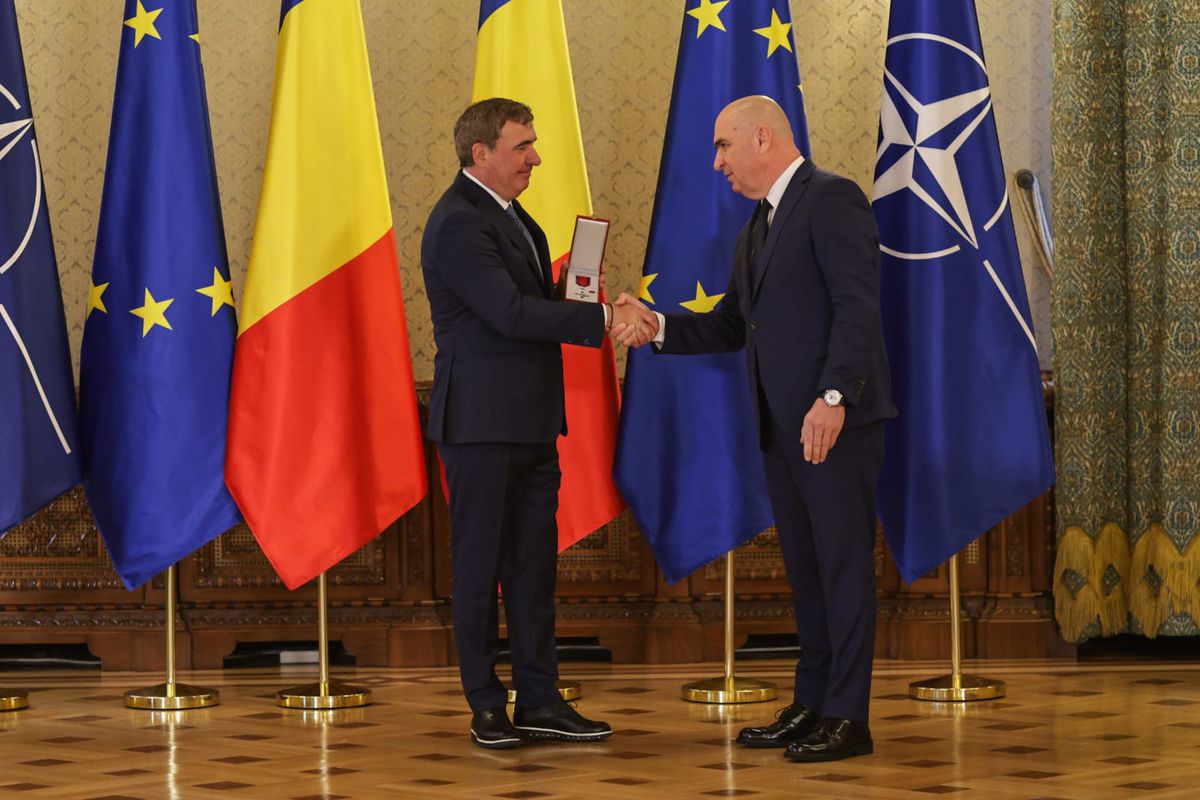 Gică Hagi, decorat la Cotroceni. FOTO: Vlad Chirea (Libertatea)