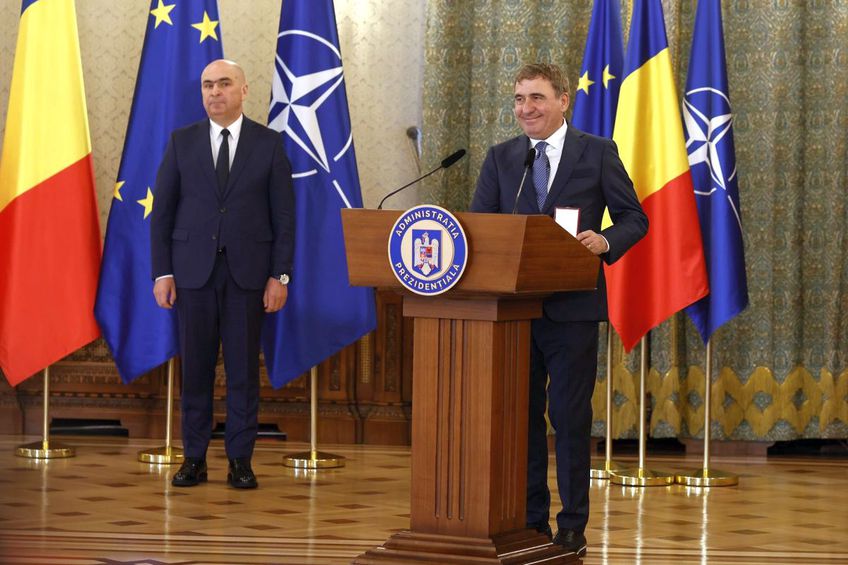 Gică Hagi, discurs printre lacrimi la Cotroceni: „Am muncit 50 de ani pentru acest moment”/ FOTO Cristi Preda (GSP)