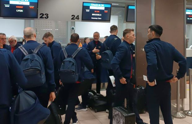 Peripeții pentru FCSB, la întoarcerea de la Lyon: un jucător s-a rătăcit în aeroport și tot lotul a avut de suferit