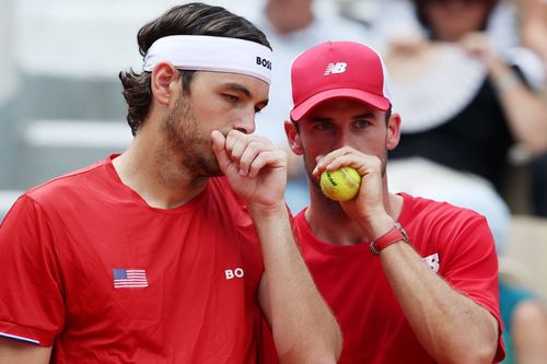 Taylor Fritz și Tommy Paul în timpul JO de la Paris 2024 Foto: Imago Images