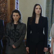 Elena Hagi la ceremonia de la Palatul Cotroceni