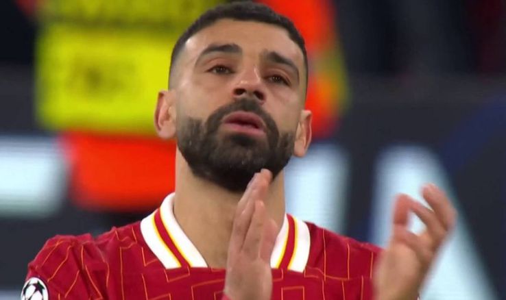 Mohamed Salah, în lacrimi după Liverpool - PSG, foto: X