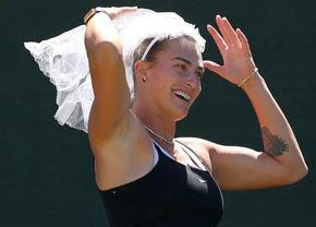 Aryna Sabalenka a primit voalul de mireasă la Indian Wells » Ce a urmat