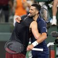 Jack Draper și Novak Djokovic după meciul lor de la Indian Wells 2026 Foto: Imago Images